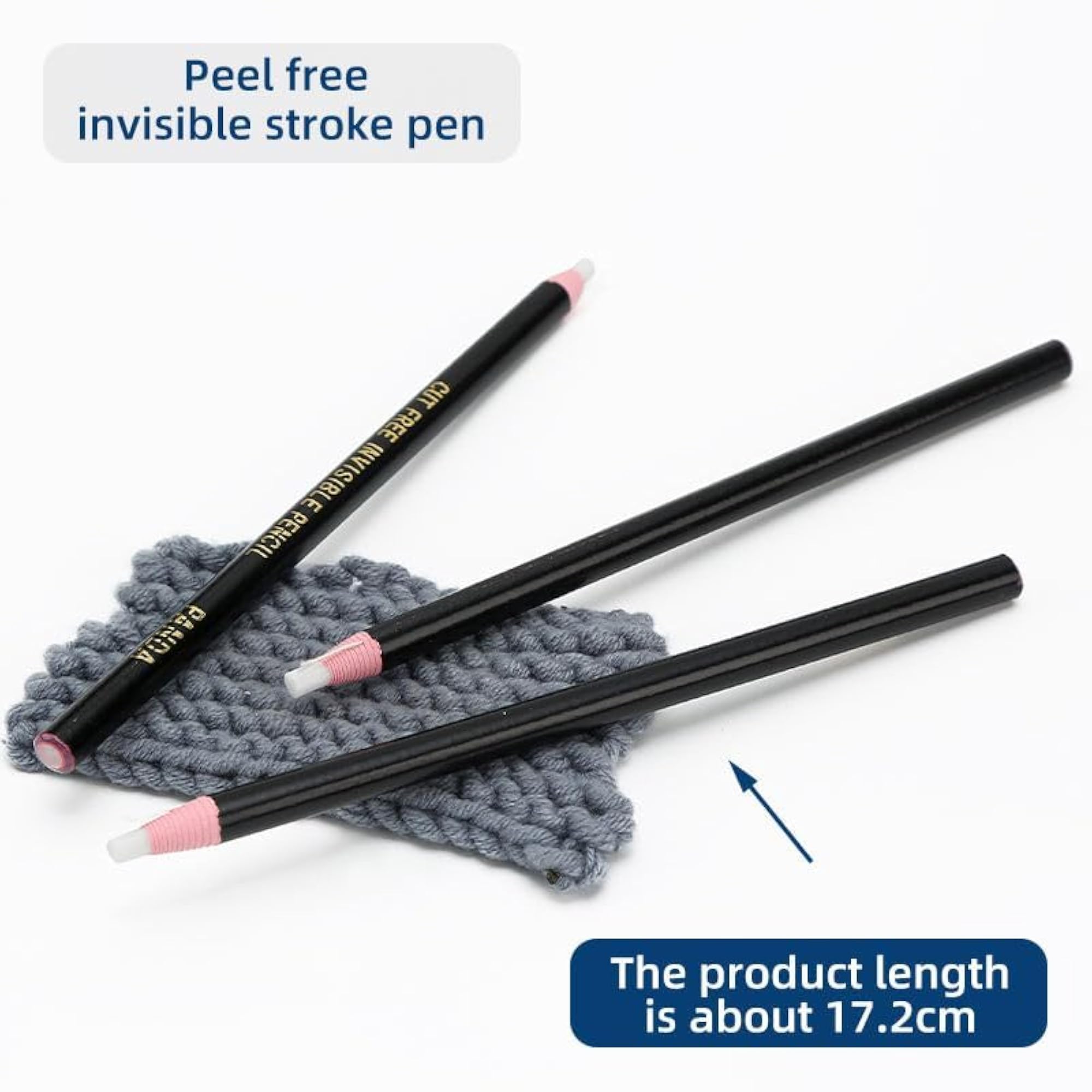 Invisible Wax Pencil White for Fabric Marking, 6 Pieces